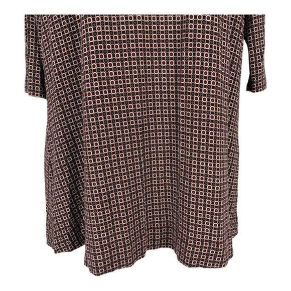 J. Jill Wearever Collection Geometric Print Tunic Size Medium Rayon Blend - Picture 3 of 8